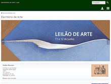 Tablet Screenshot of escritoriodearte.com